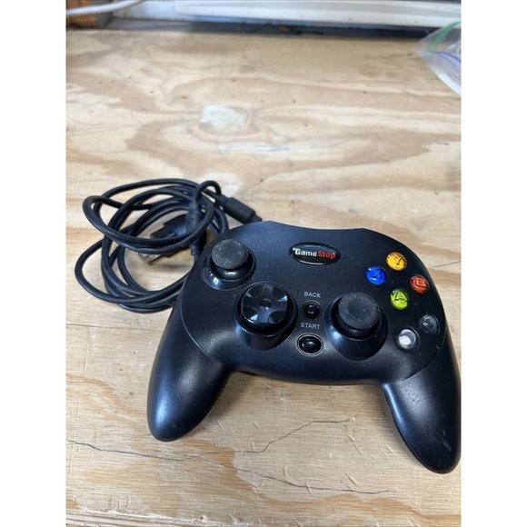 Gamestop Edition PDP BB-136 Wired Black Controller For Xbox Original - Picture 1 of 10